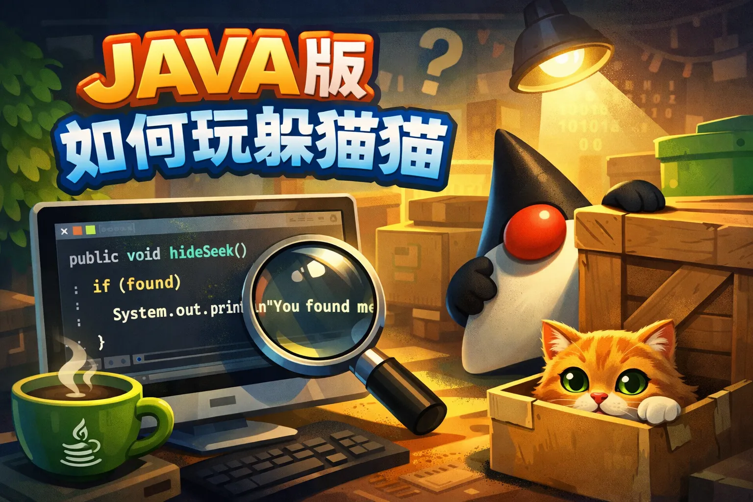 java版如何玩躲猫猫