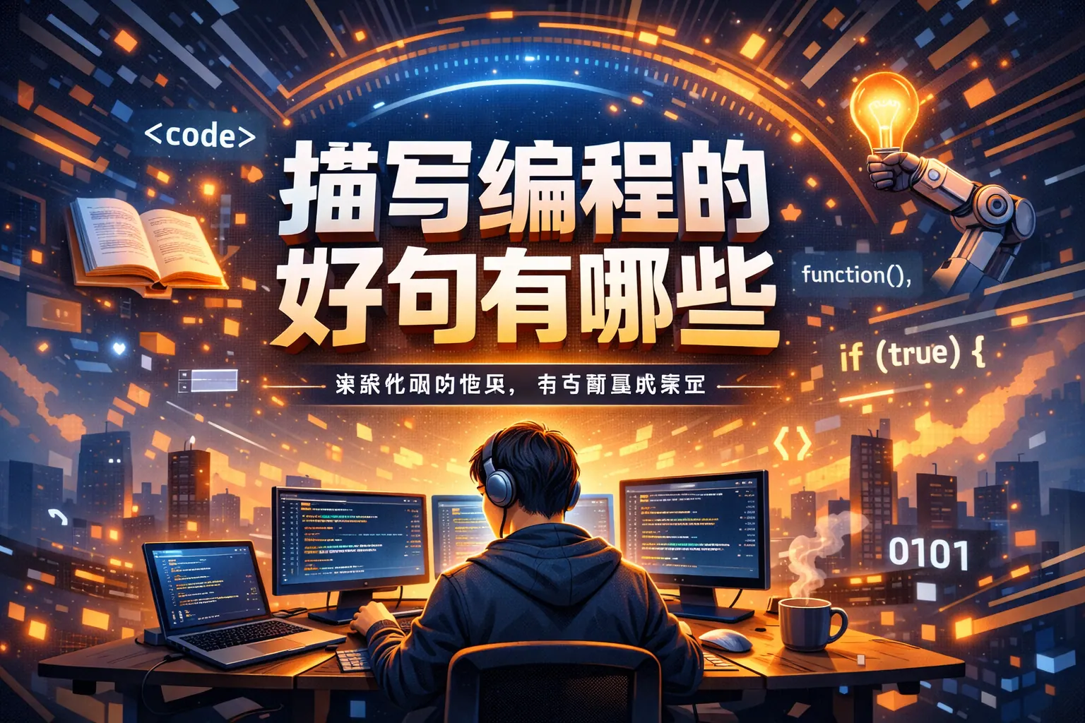 描写编程的好句有哪些