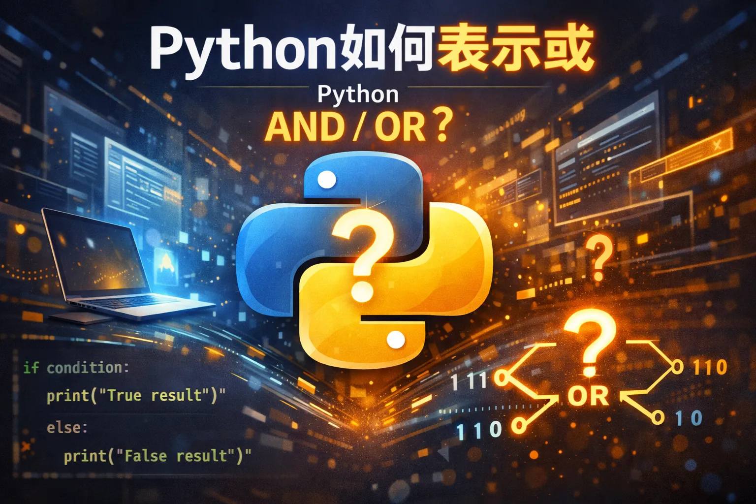 python如何表示或