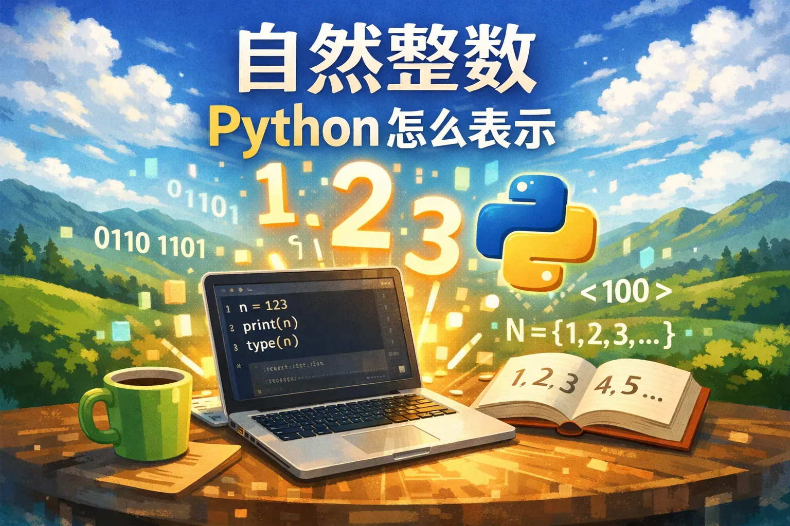 自然整数python怎么表示