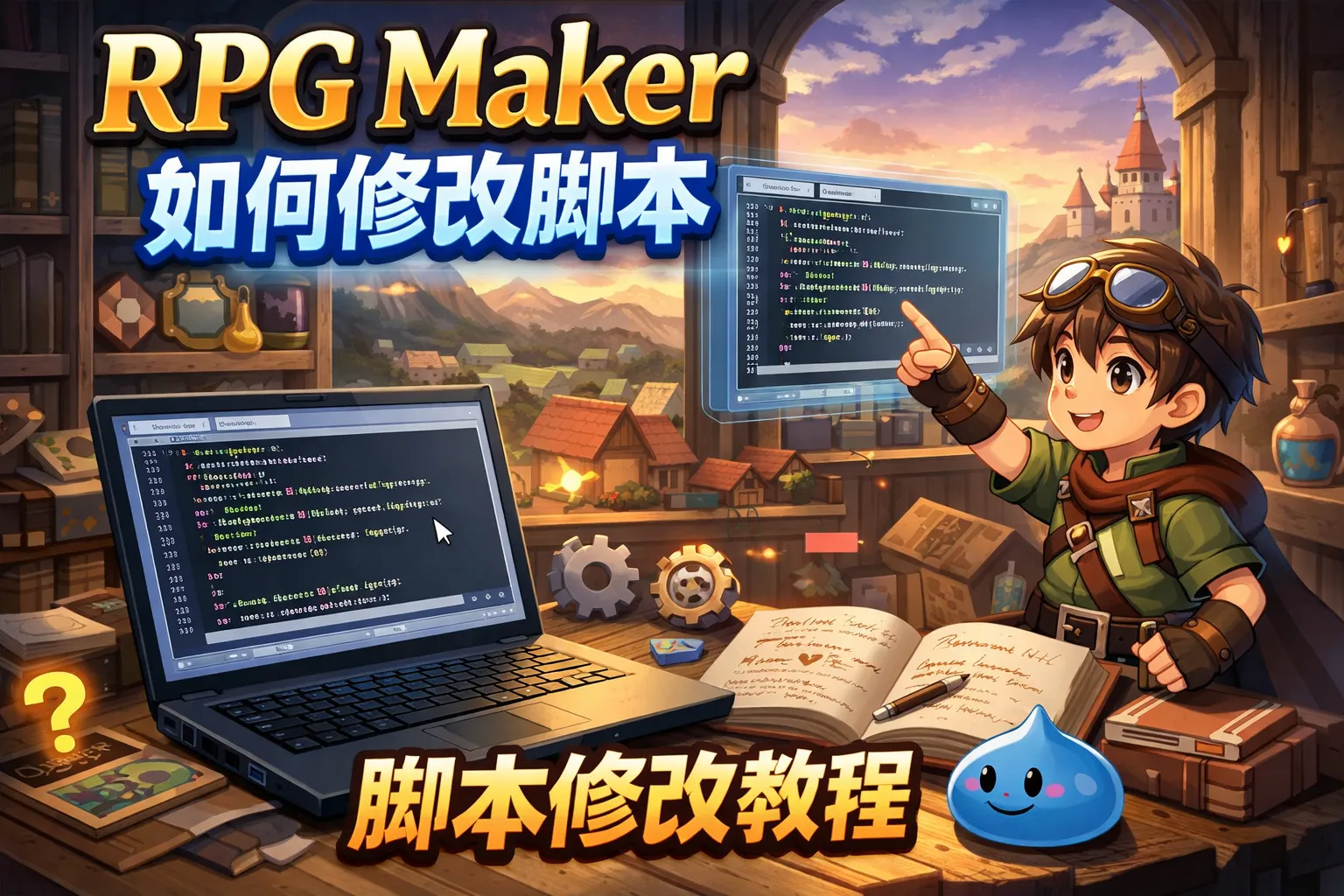 rpgmaker如何修改脚本