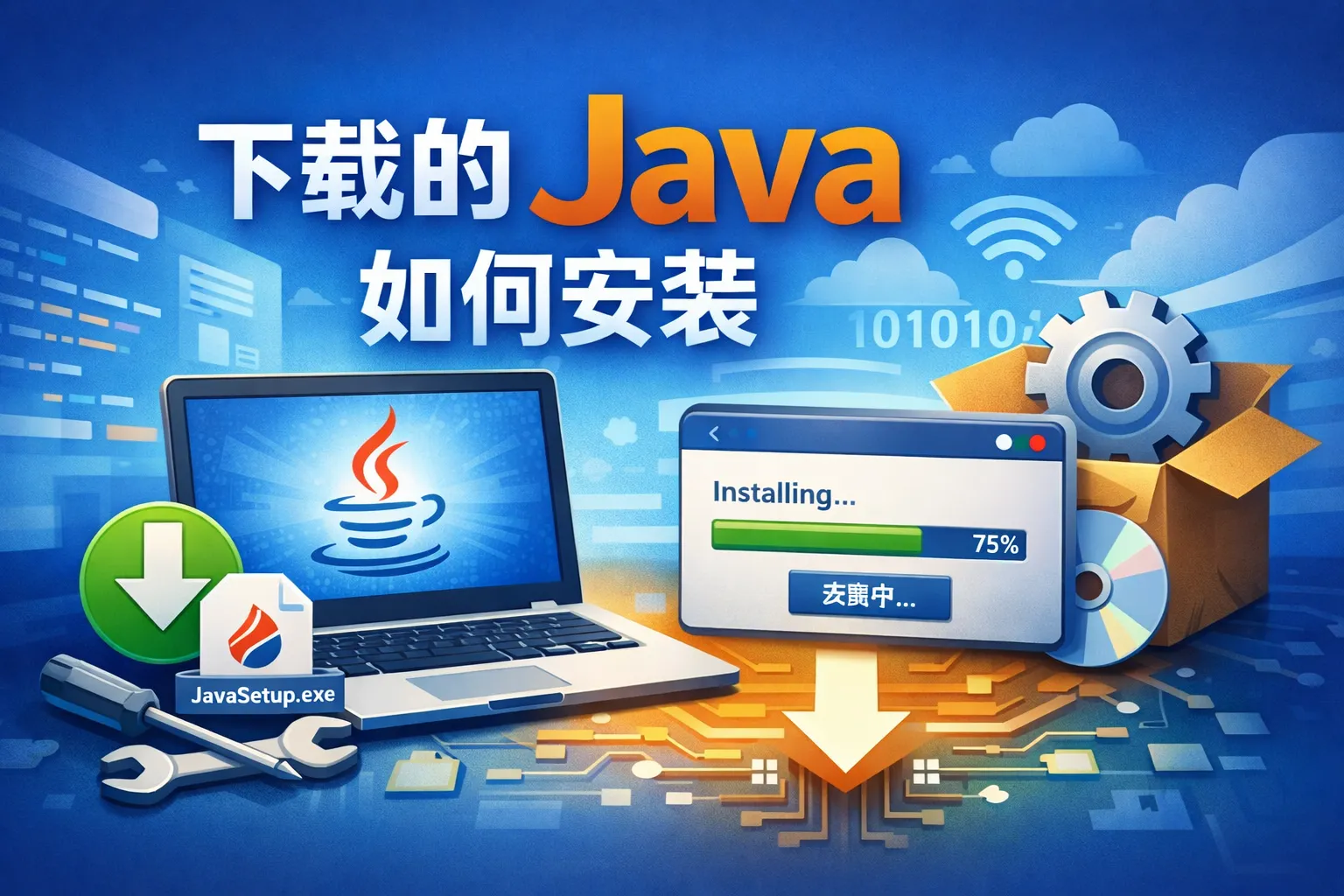 下载的java如何安装
