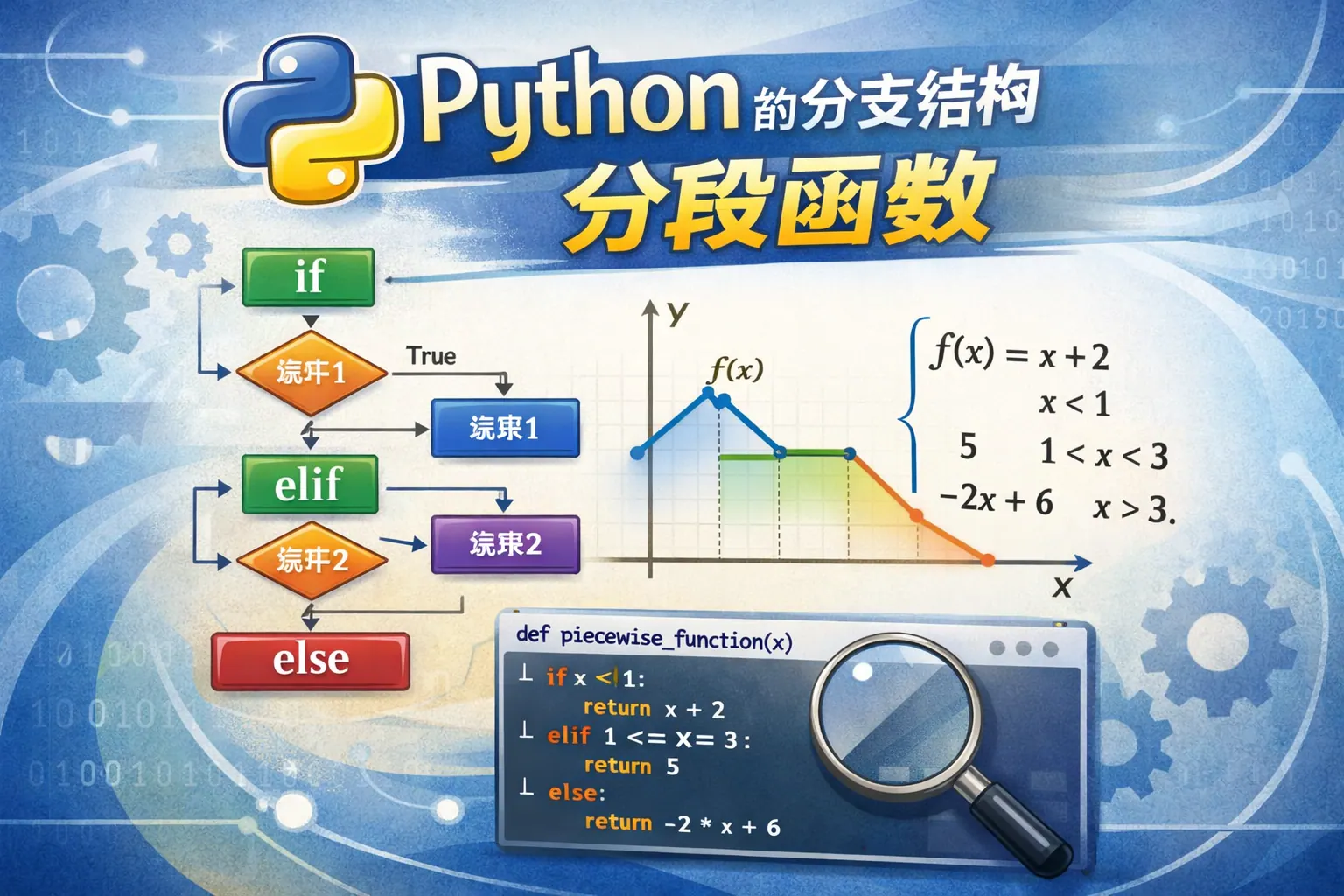python的分支结构分段函数
