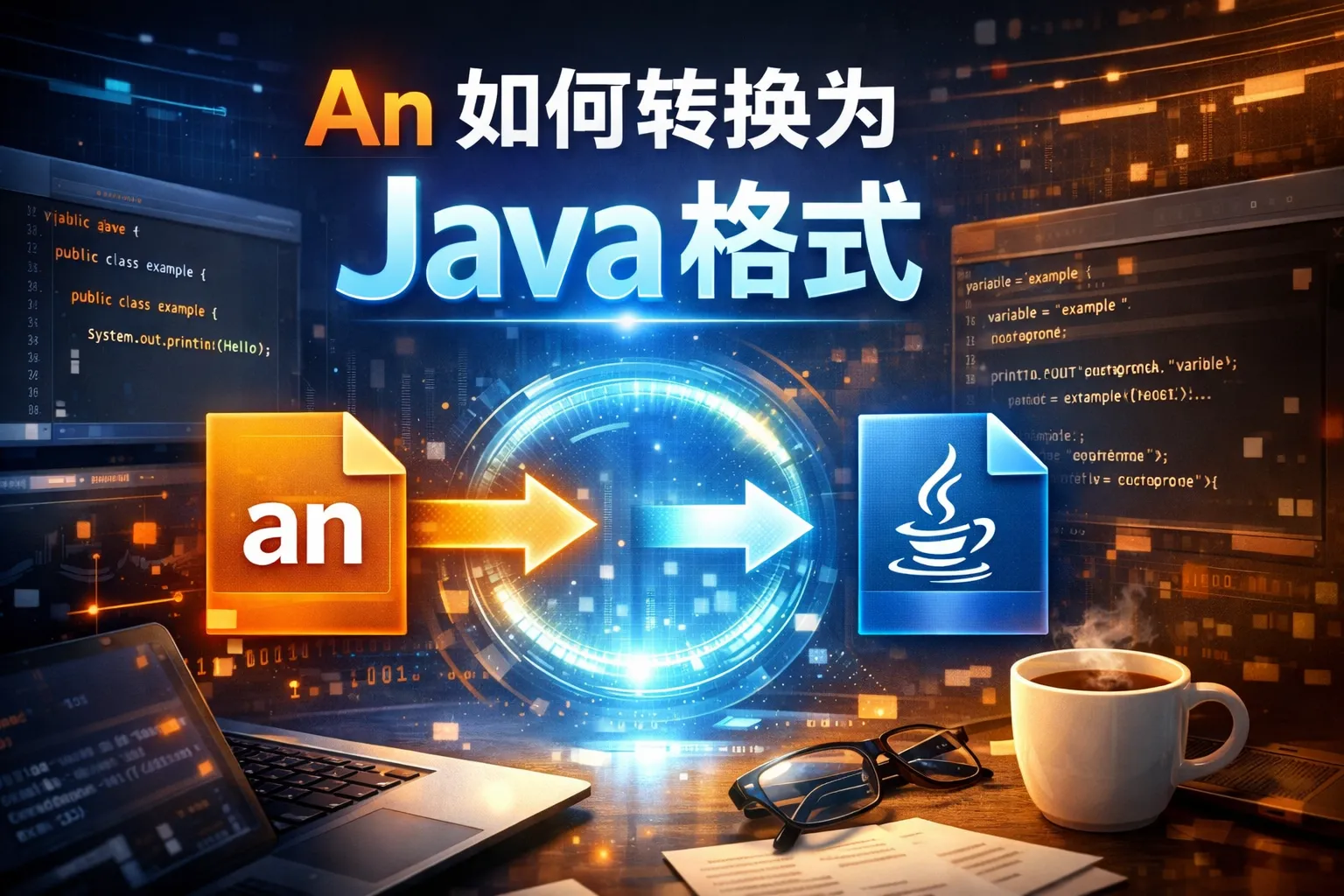 an如何转换为java格式