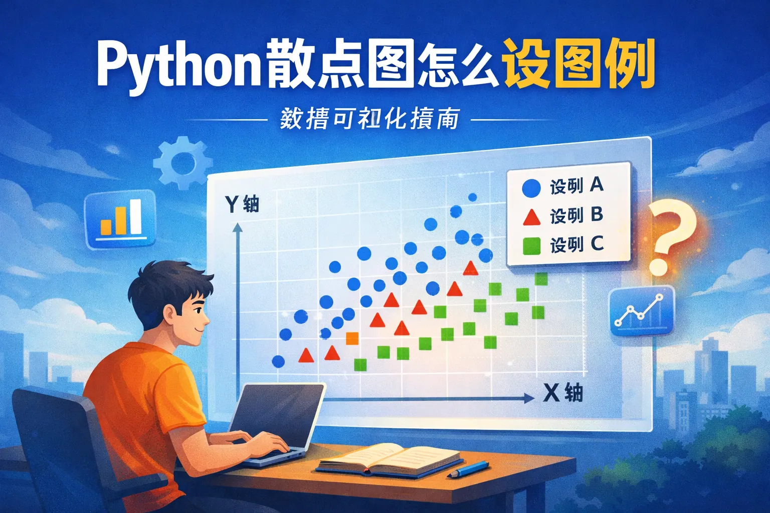 python散点图怎么设图例