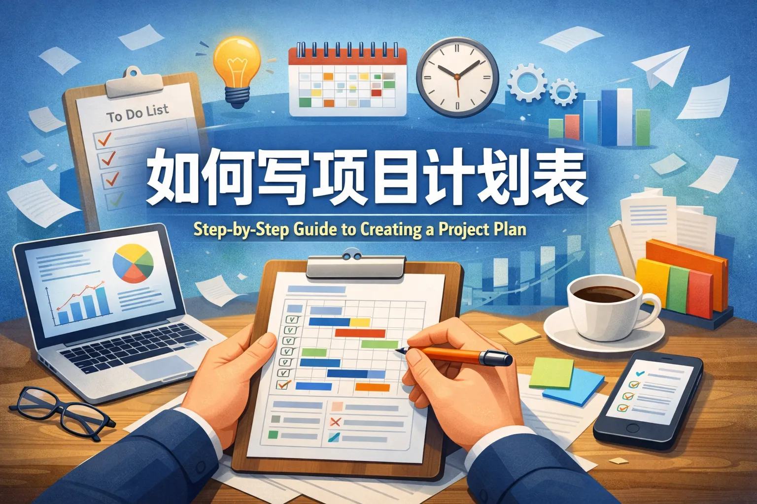 如何写项目计划表