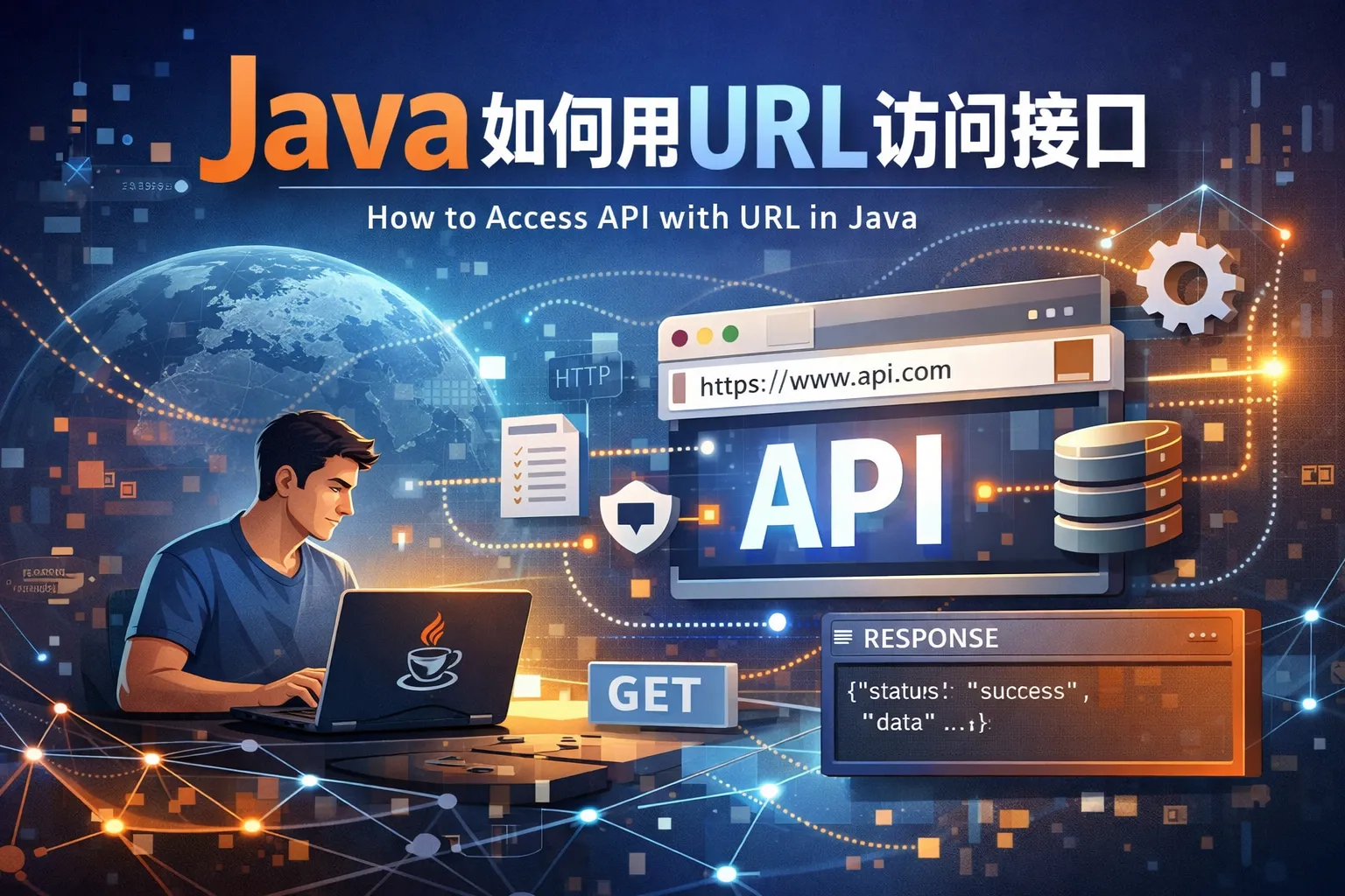 java如何用url访问接口