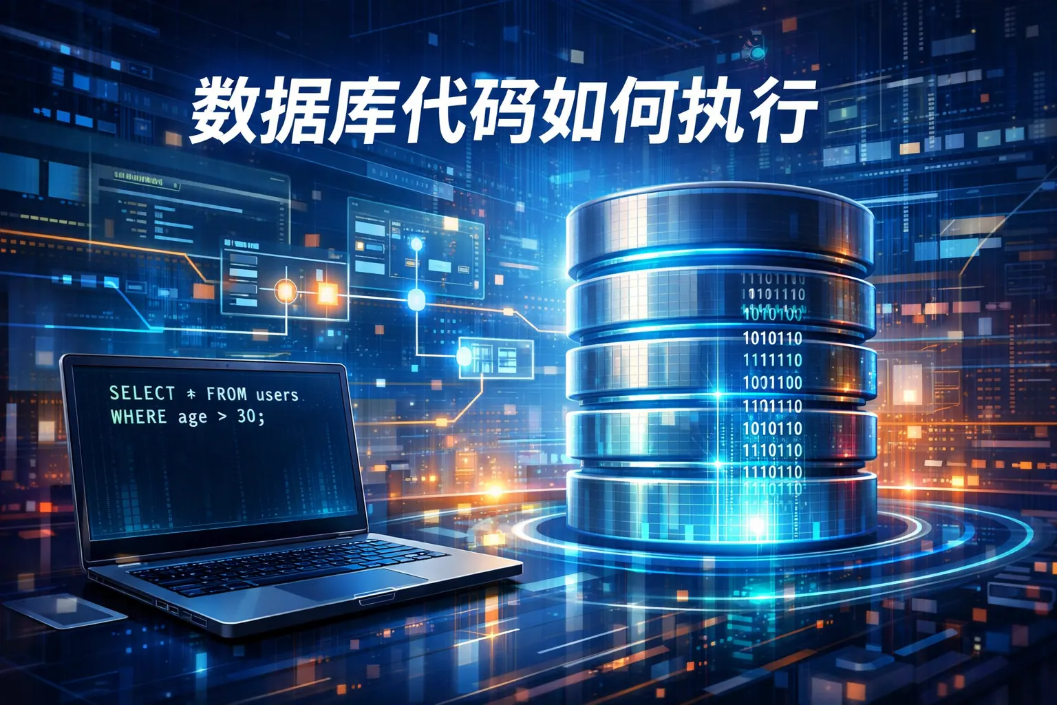 数据库代码如何执行