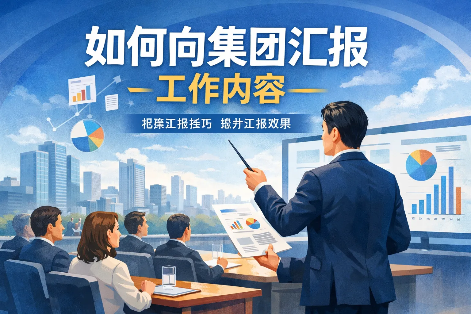 如何向集团汇报工作内容