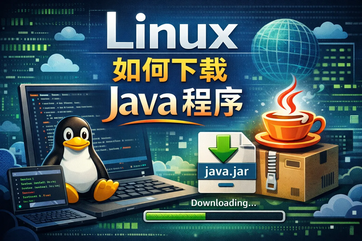 linux如何下载java程序
