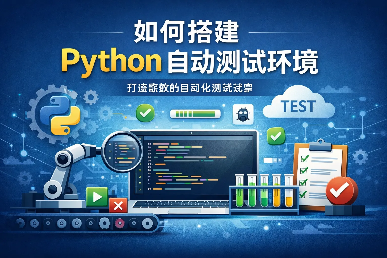 如何搭建python自动测试环境