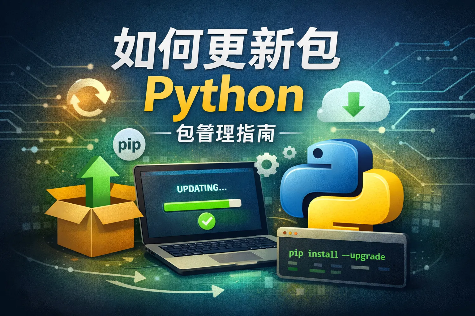 如何更新包 python