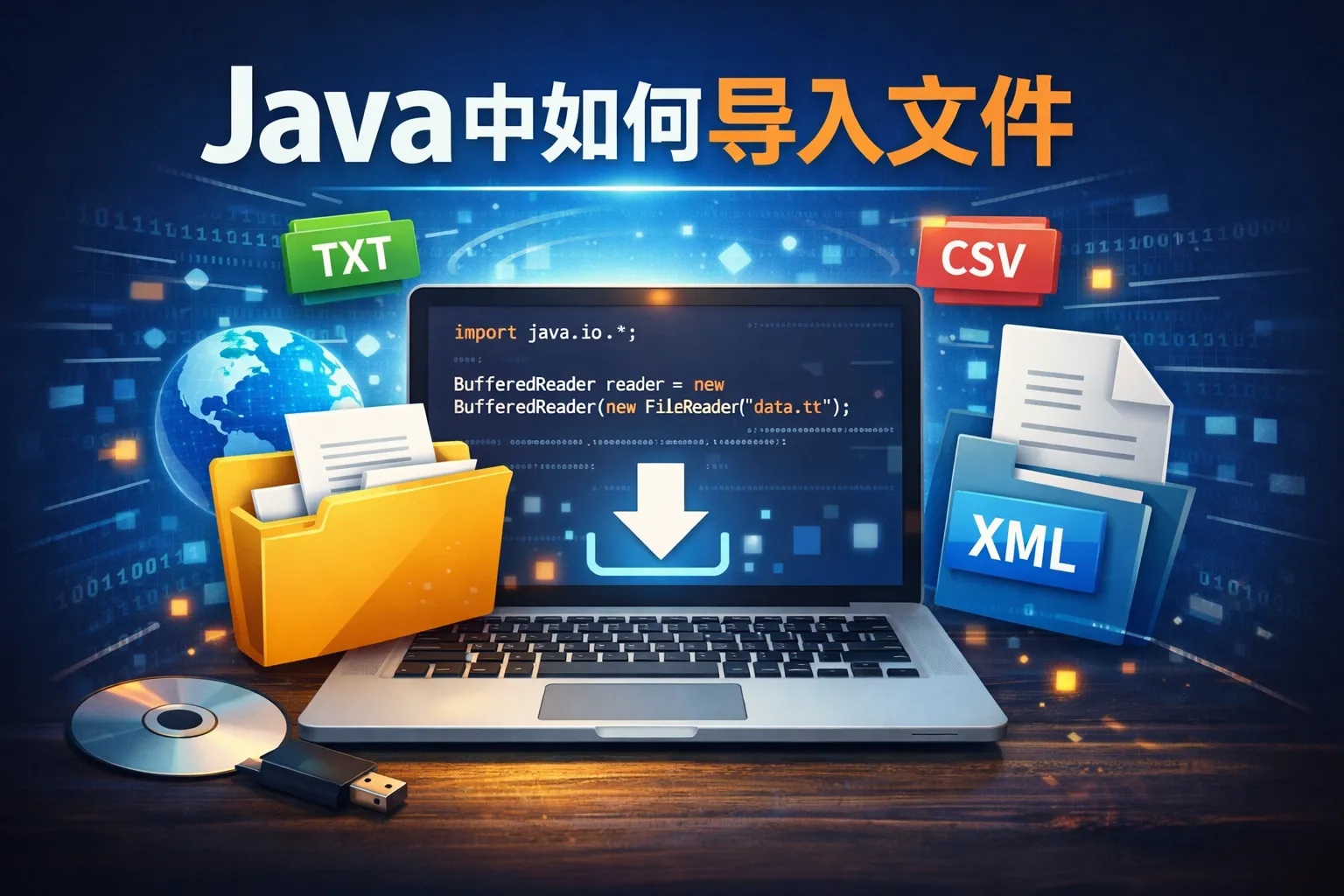 java中如何导入文件