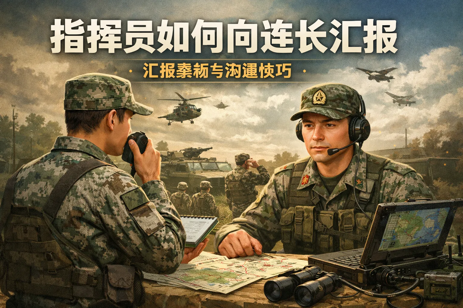 指挥员如何向连长汇报