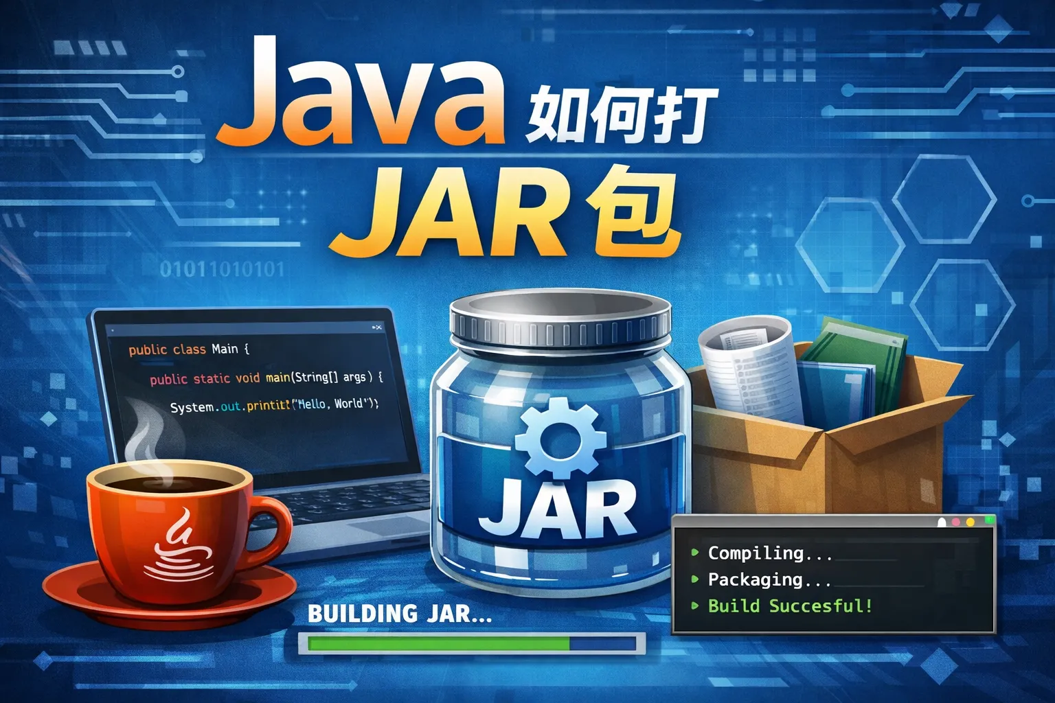 java如何打jar包