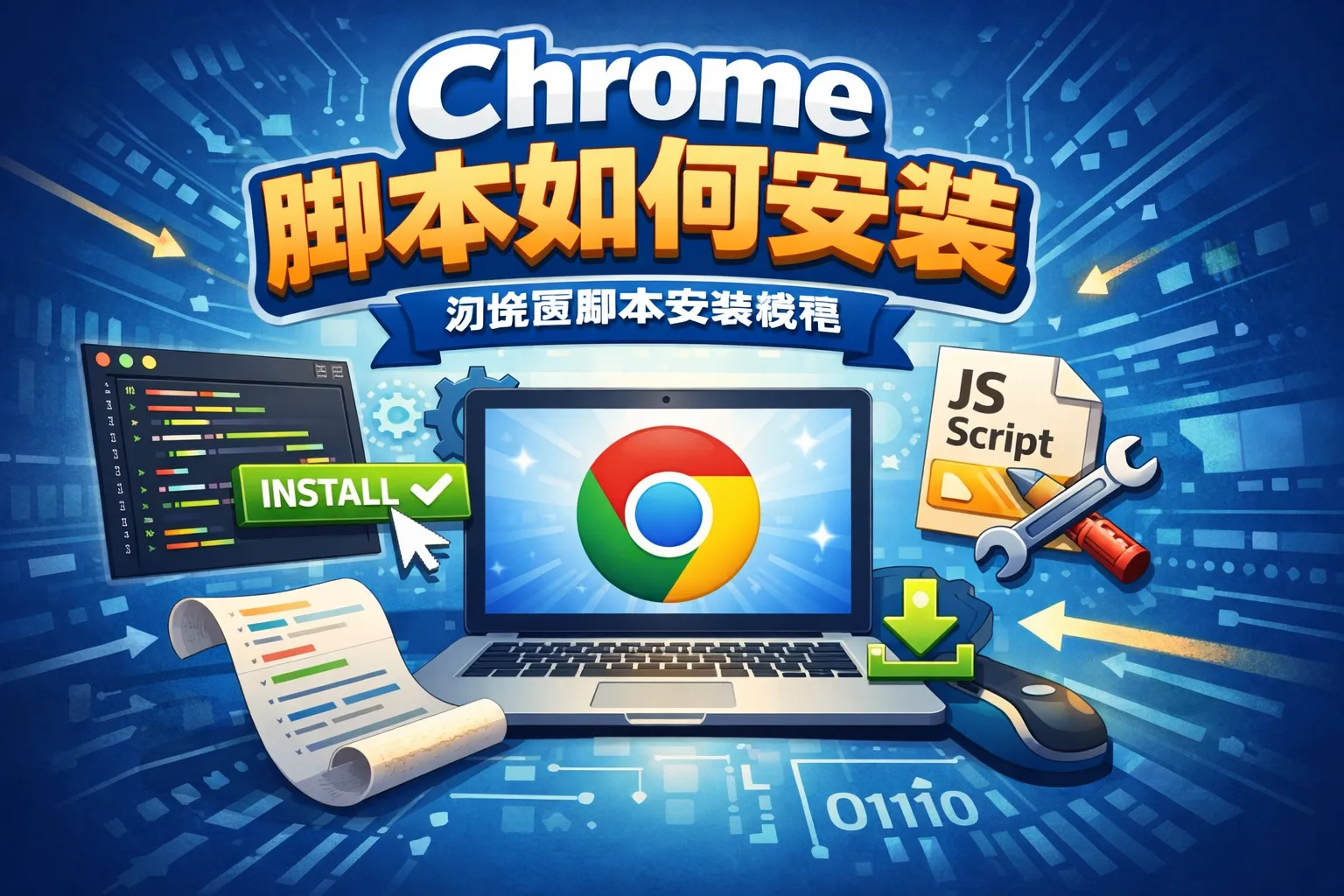 chrome 脚本如何安装