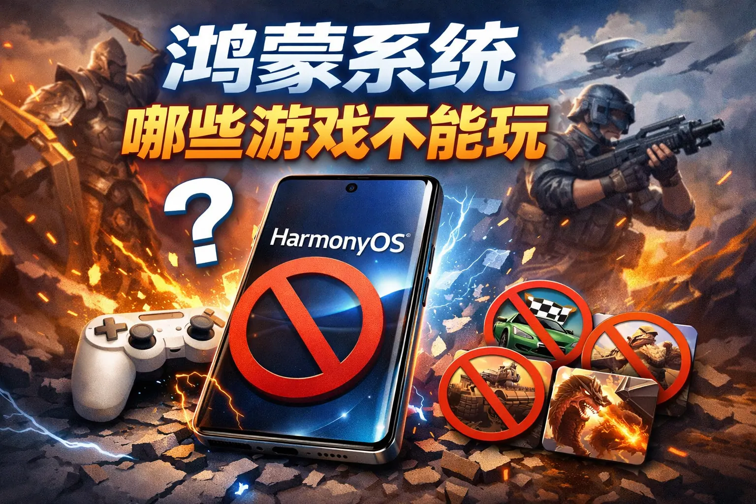 鸿蒙系统哪些游戏不能玩