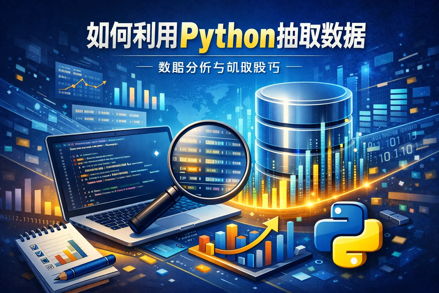 如何利用python抽取数据