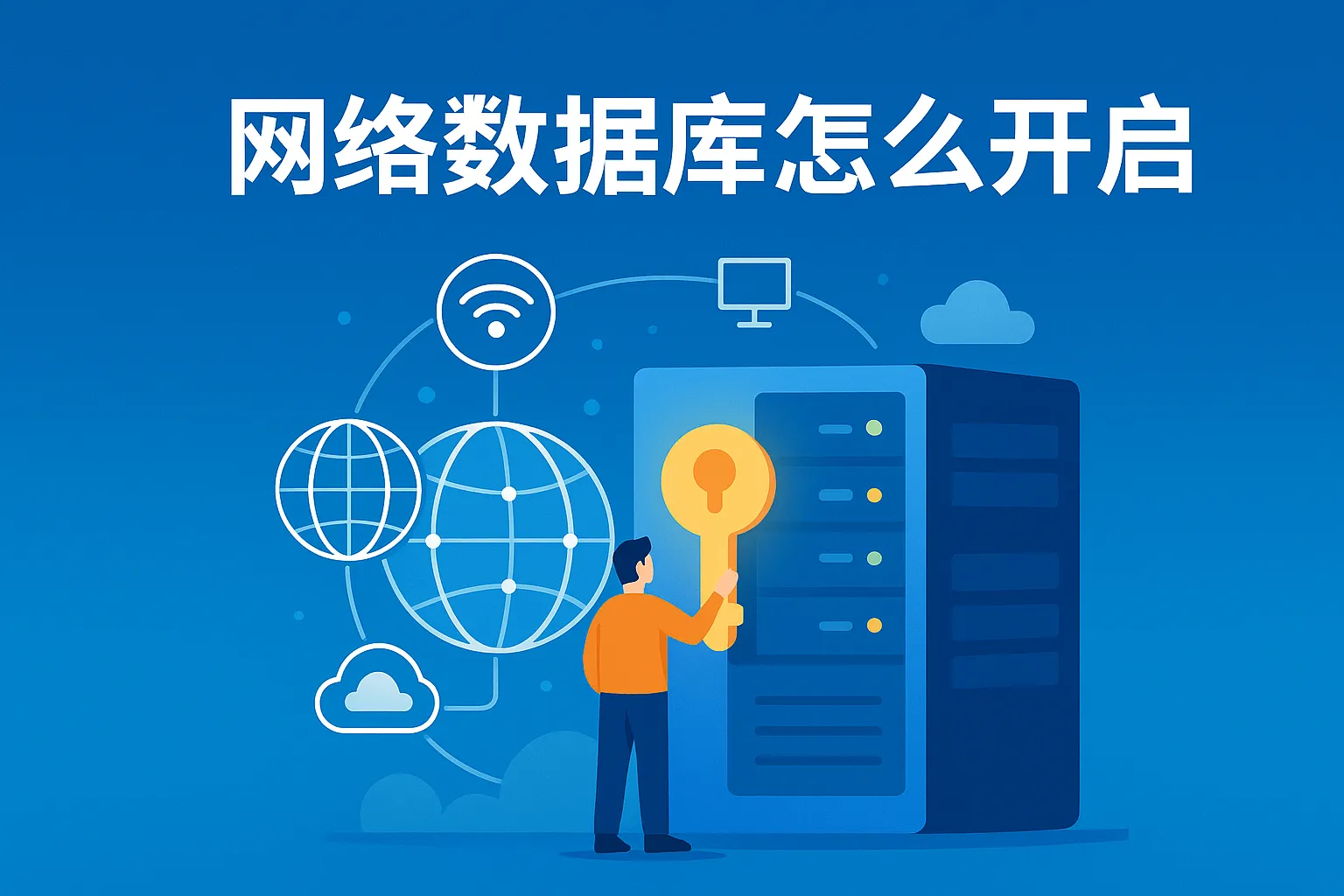 网络数据库怎么开启