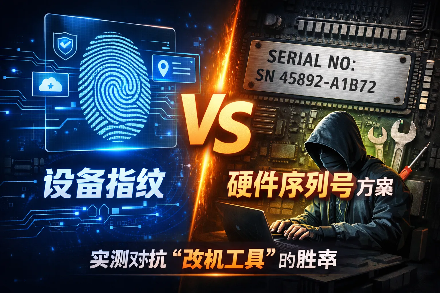 易盾设备指纹 vs 传统硬件序列号方案:实测对抗“改机工具”的胜率