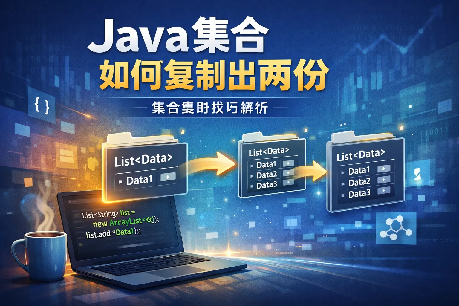 java集合如何复制出两份