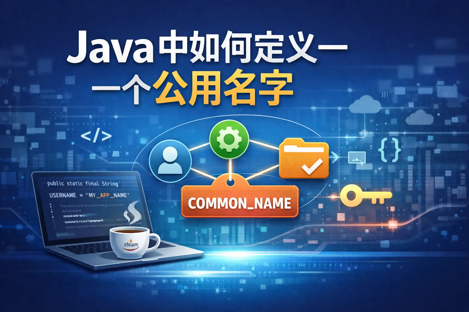 java中如何定义一个公用名字