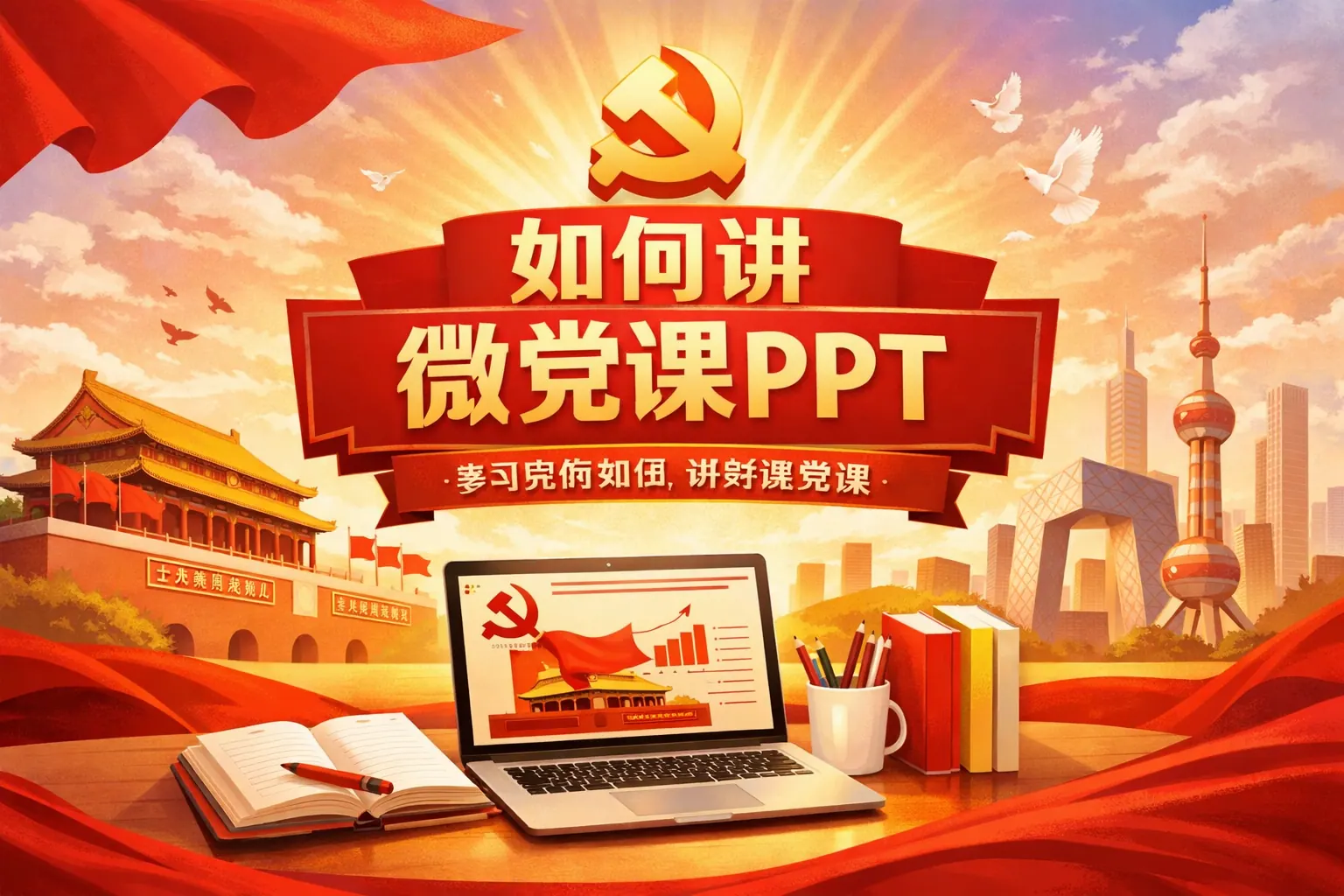如何讲微党课ppt