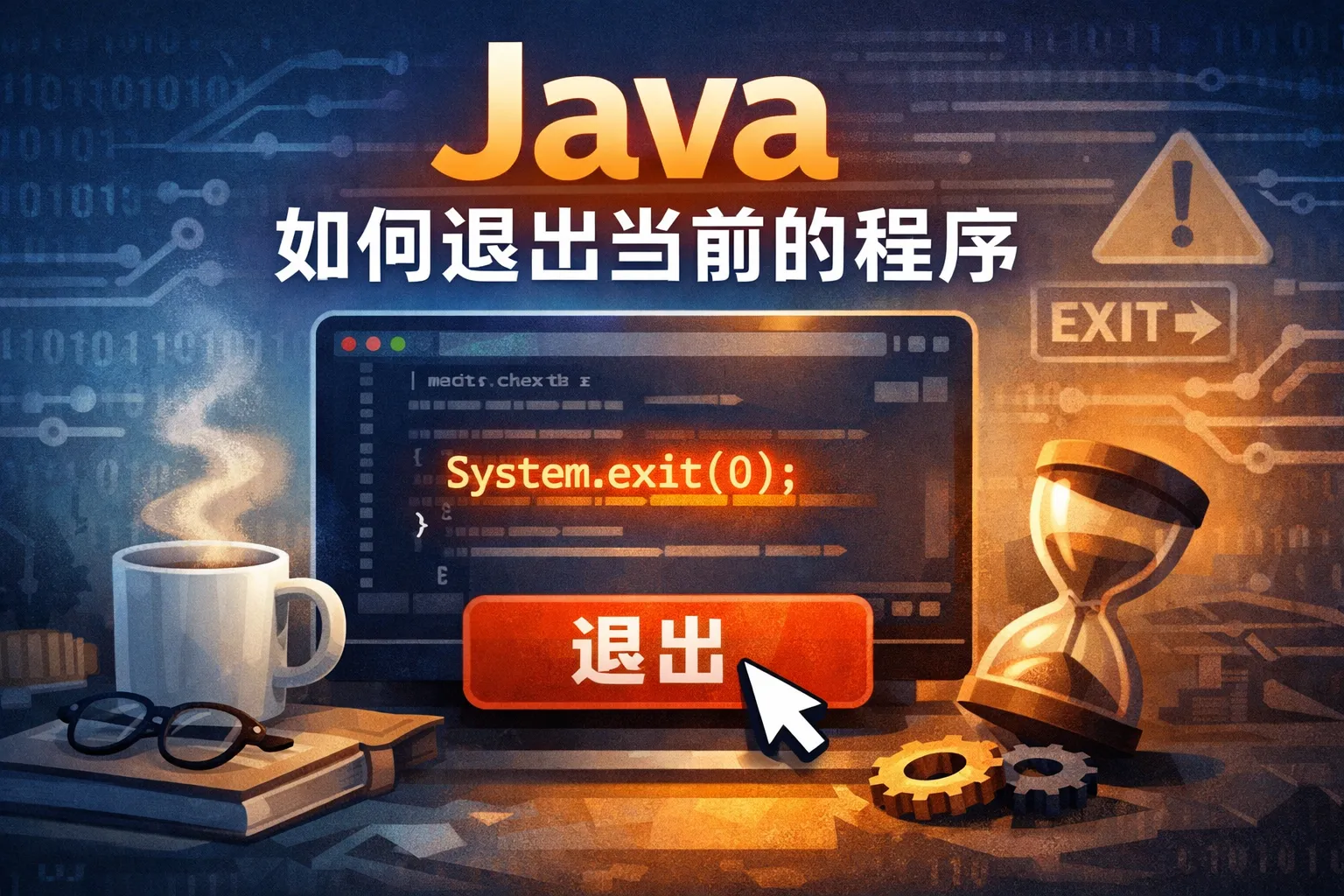 java如何退出当前的程序
