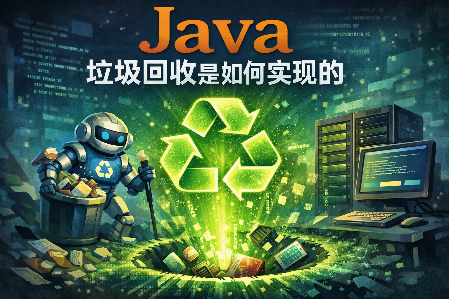 java垃圾回收是如何实现的