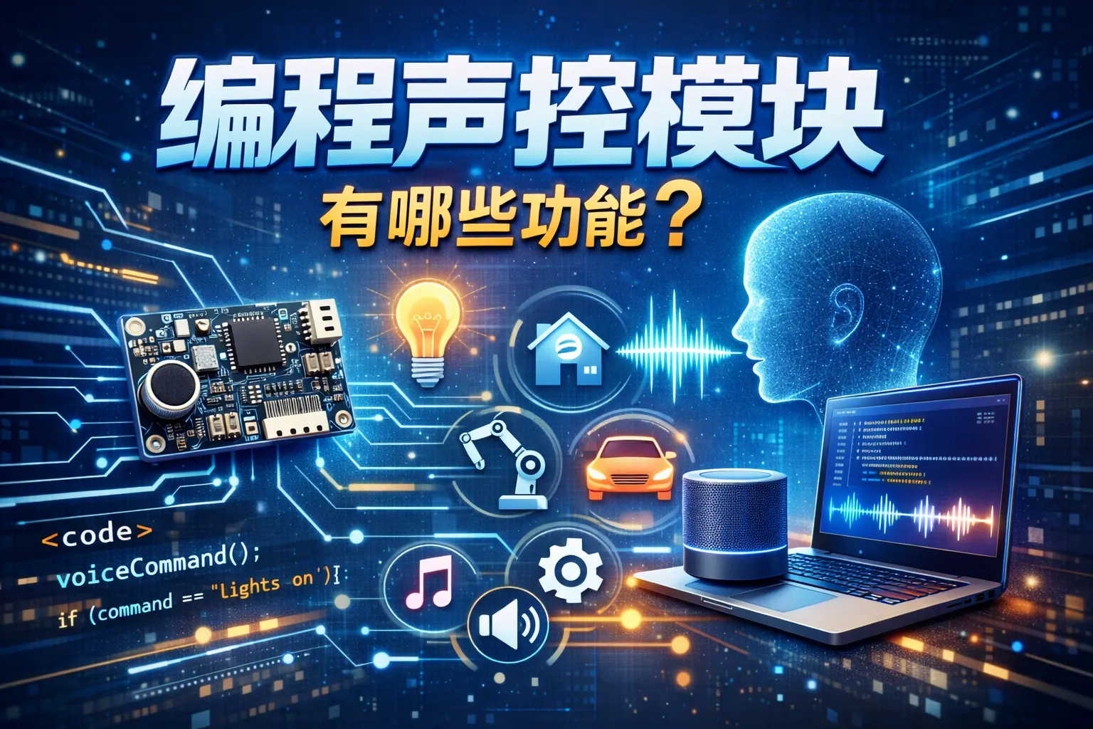 编程声控模块有哪些功能