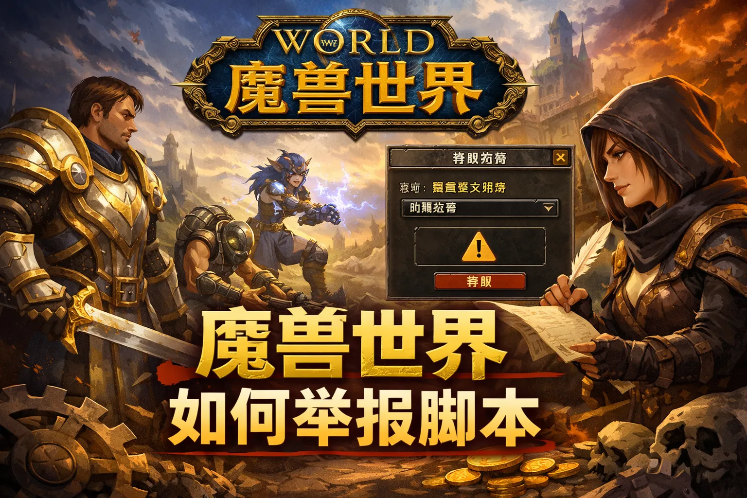 魔兽世界如何举报脚本