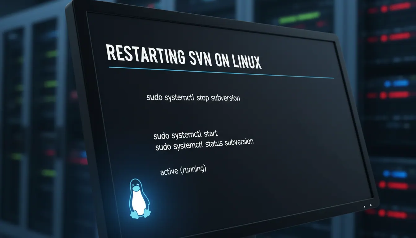 在linux中如何重启svn