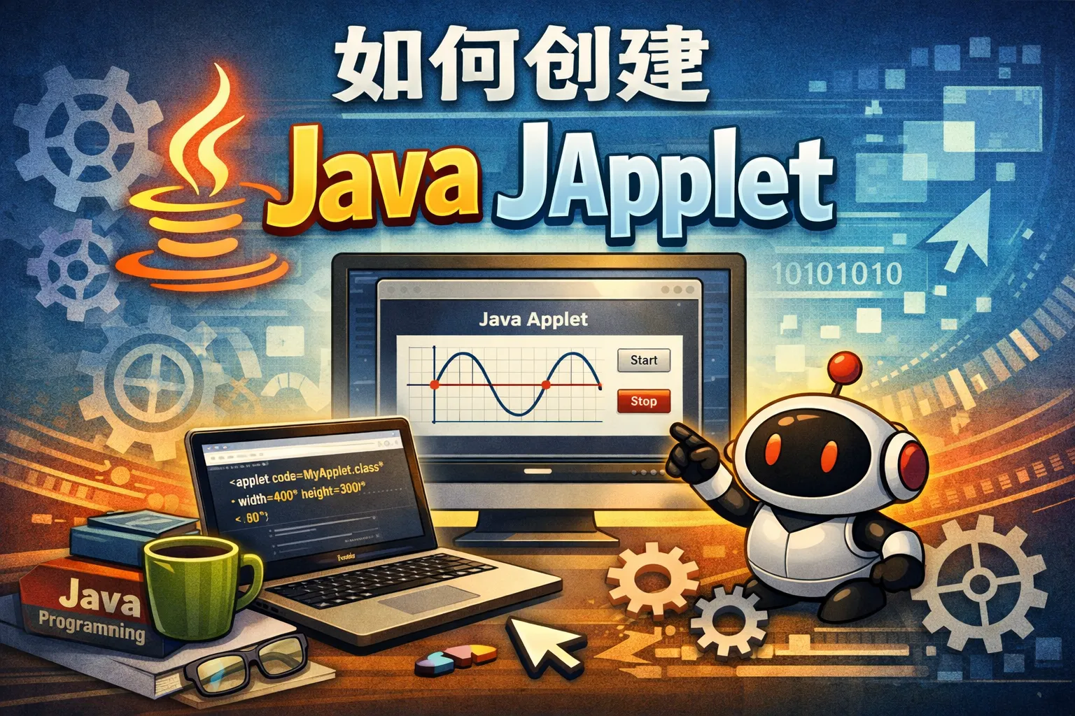 如何创建 java japplet