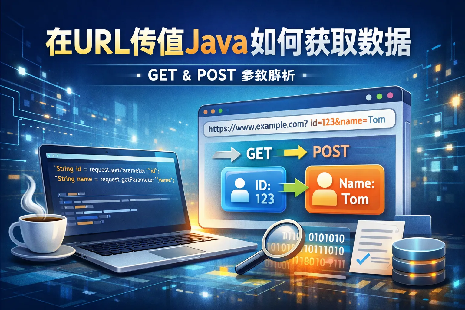 在url传值java如何获取数据