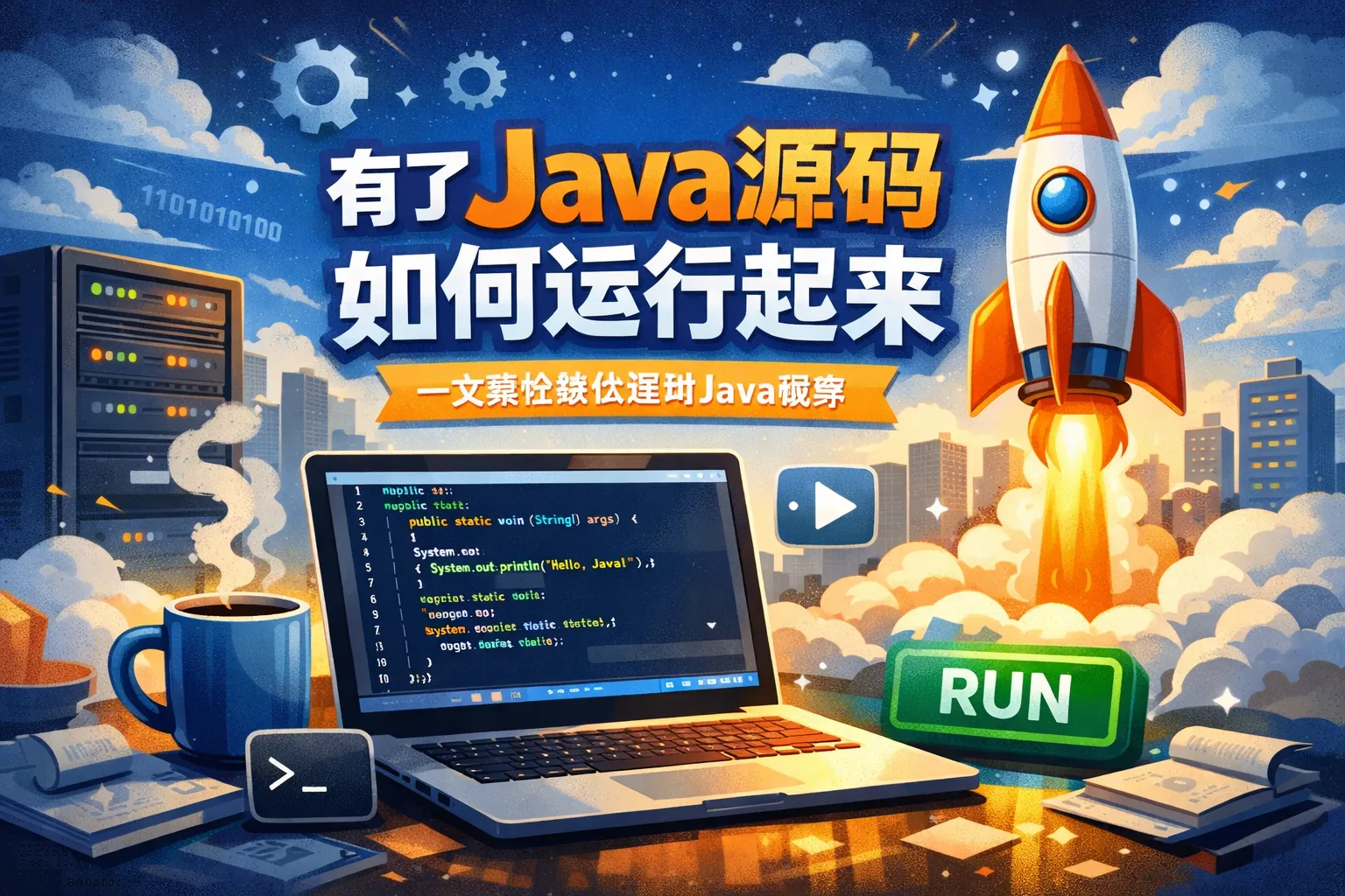 有了java源码如何运行起来