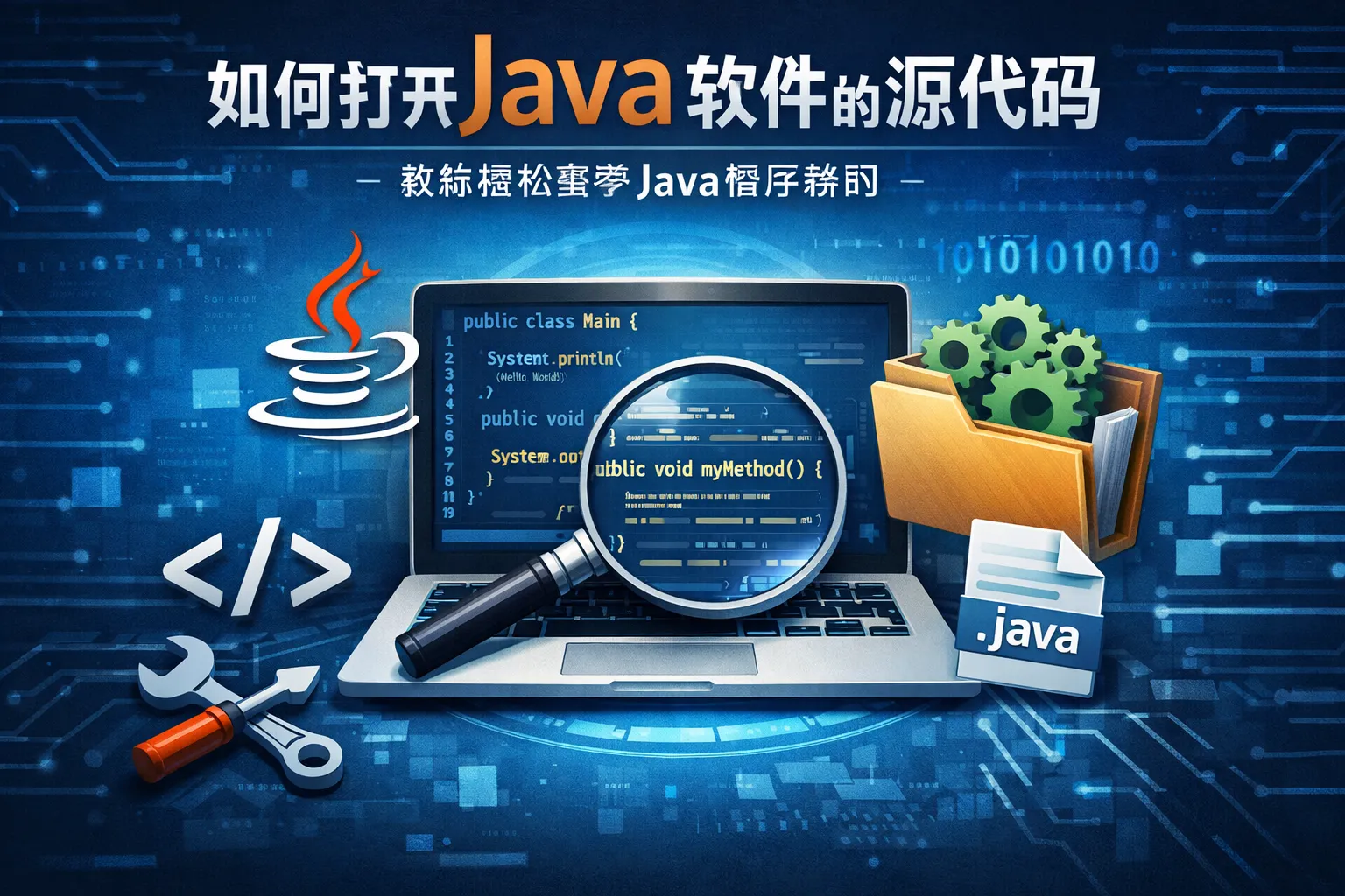如何打开java软件的源代码