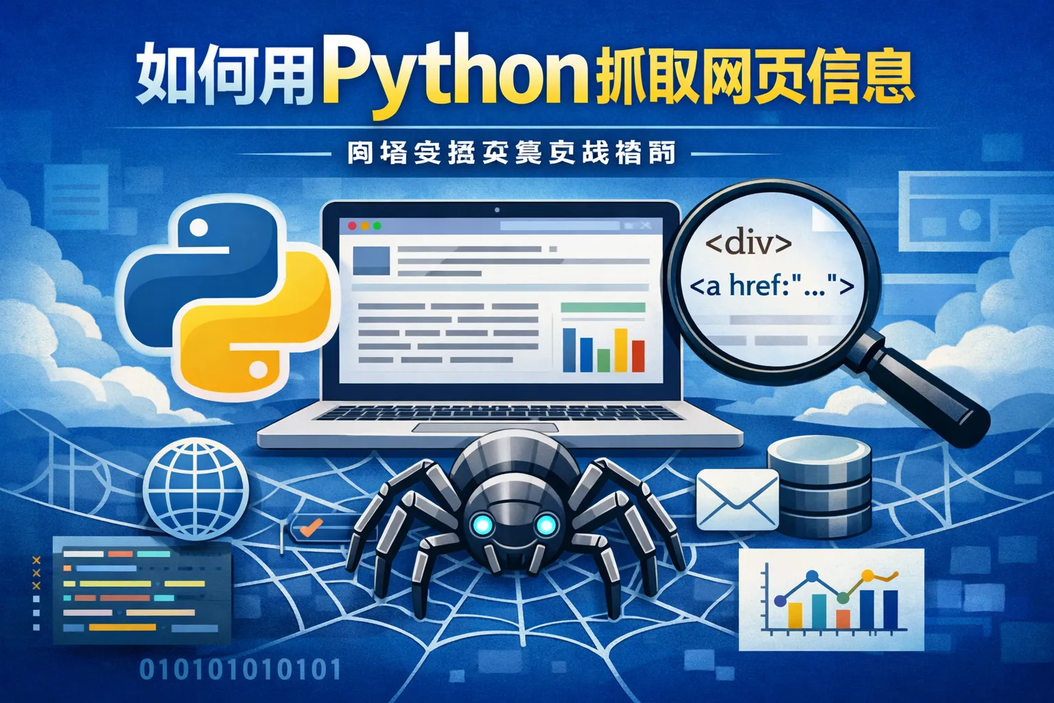 如何用python抓取网页信息
