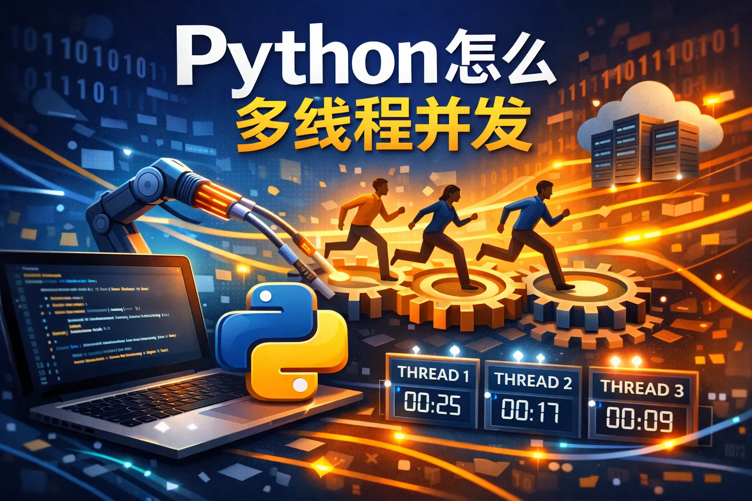 python怎么多线程并发