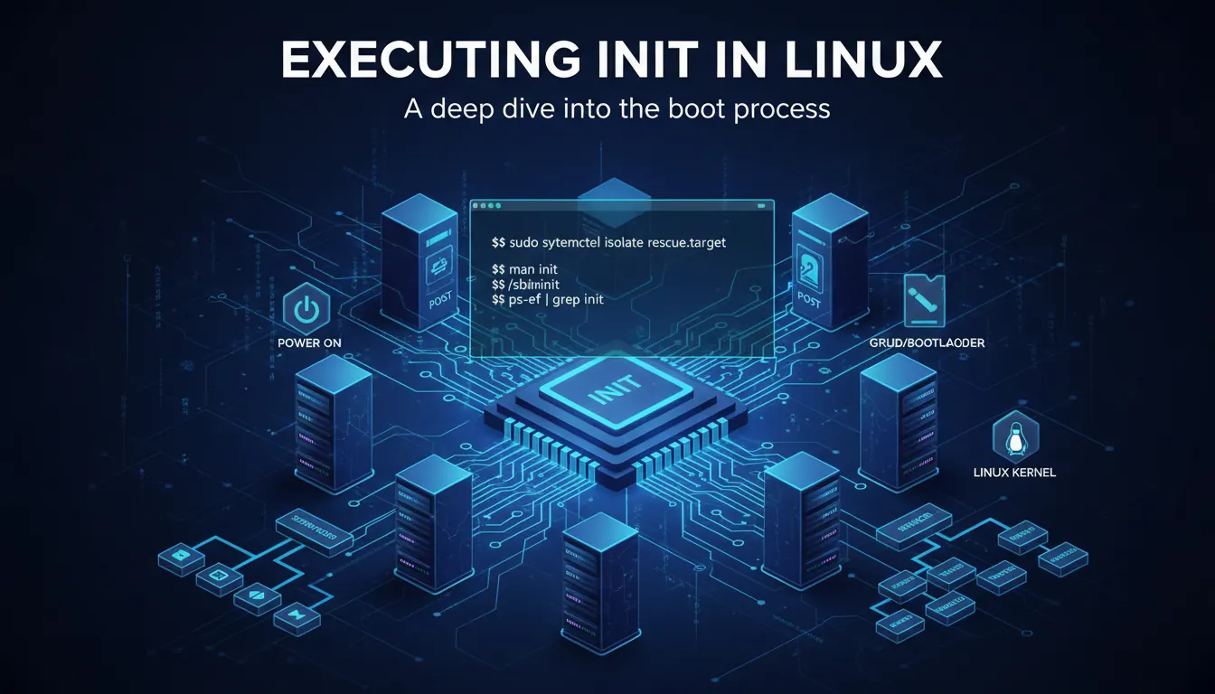 linux中如何执行init
