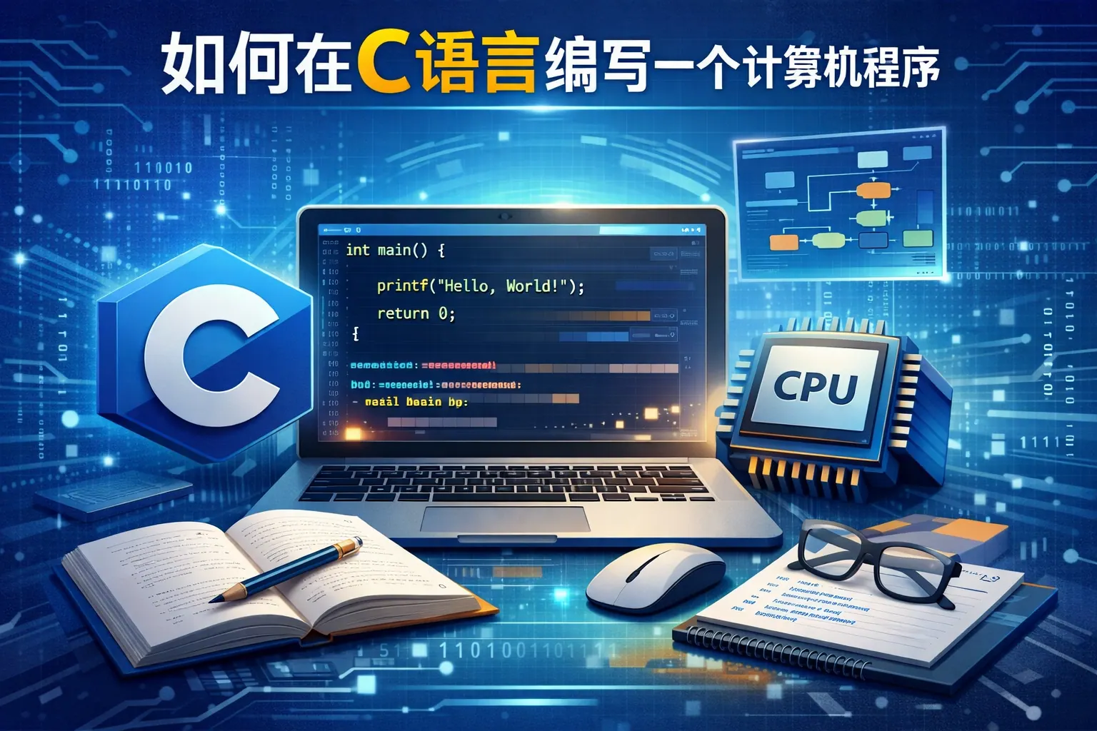 如何在c语言编写一个计算机程序