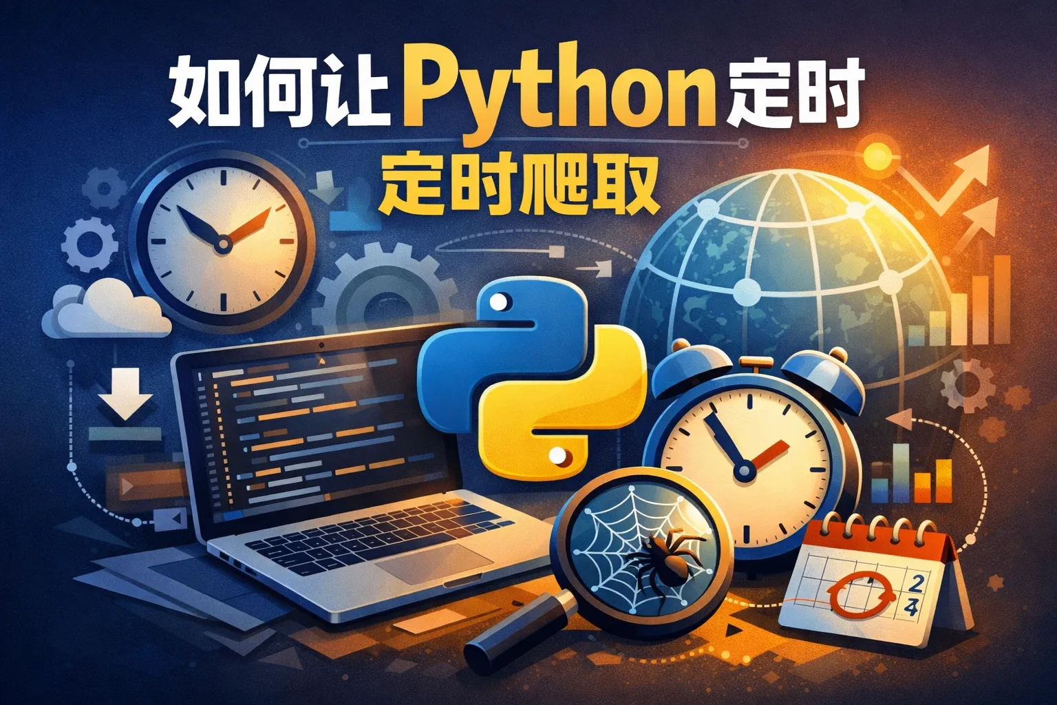 如何让python定时爬取
