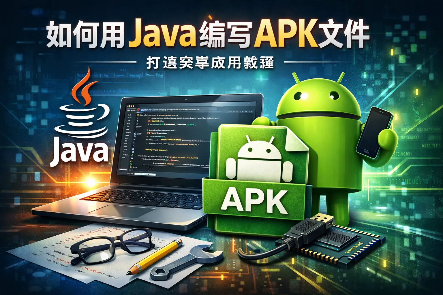 如何用java编写apk文件