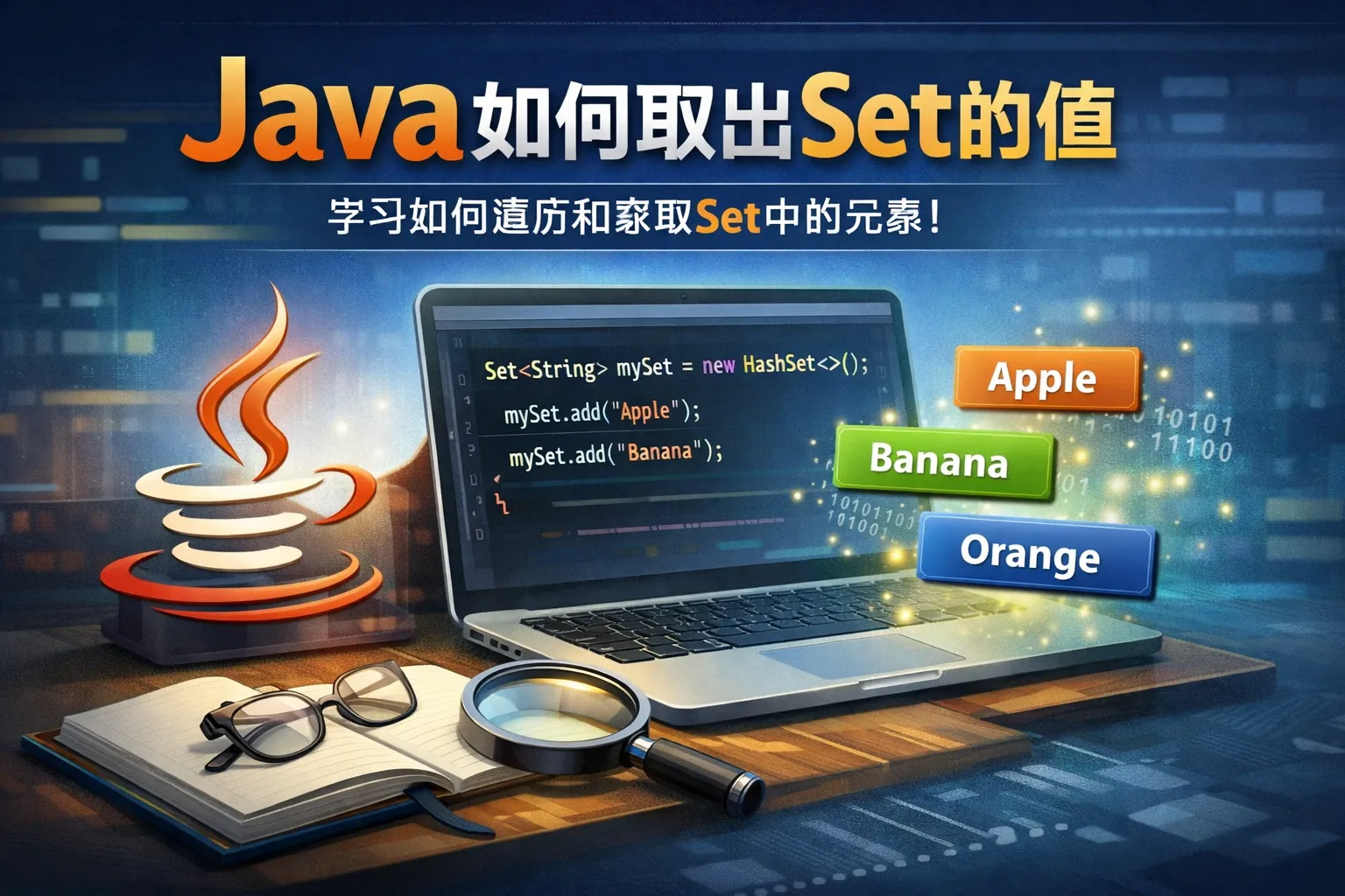java如何取出set的值