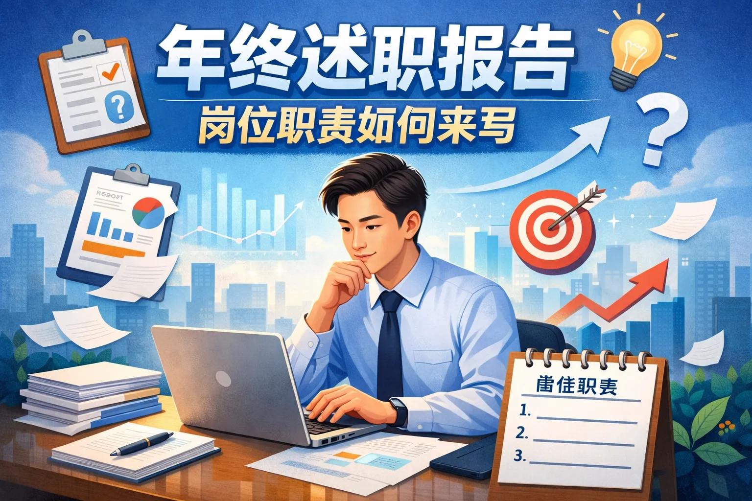 年终述职报告岗位职责如何来写