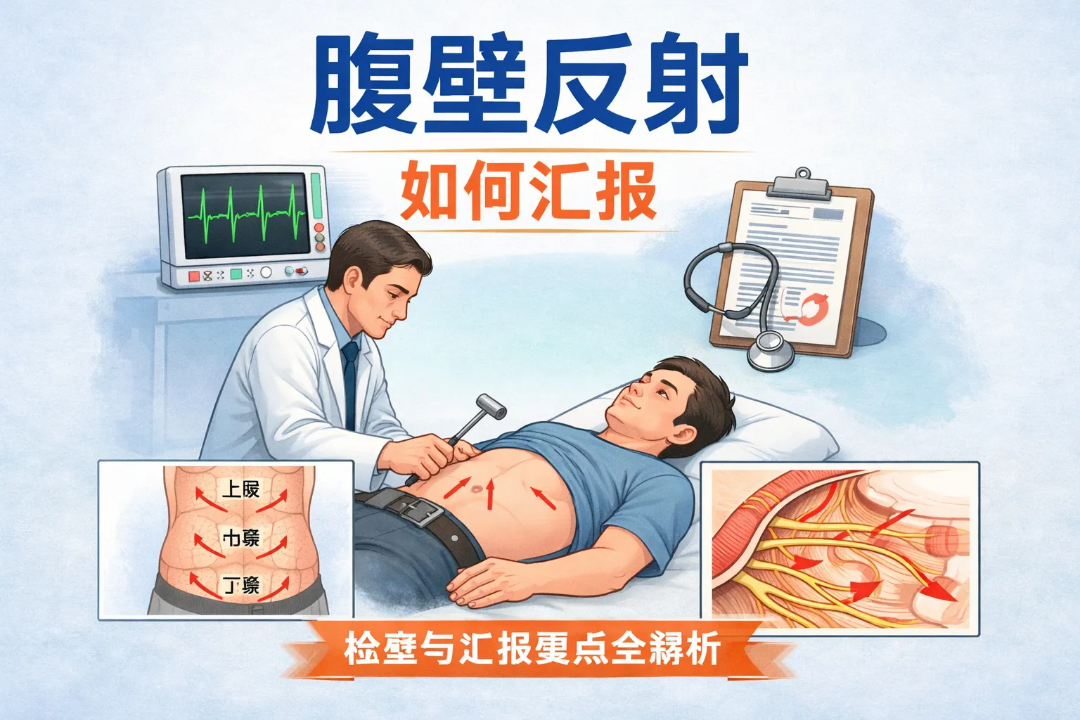 腹壁反射 如何汇报