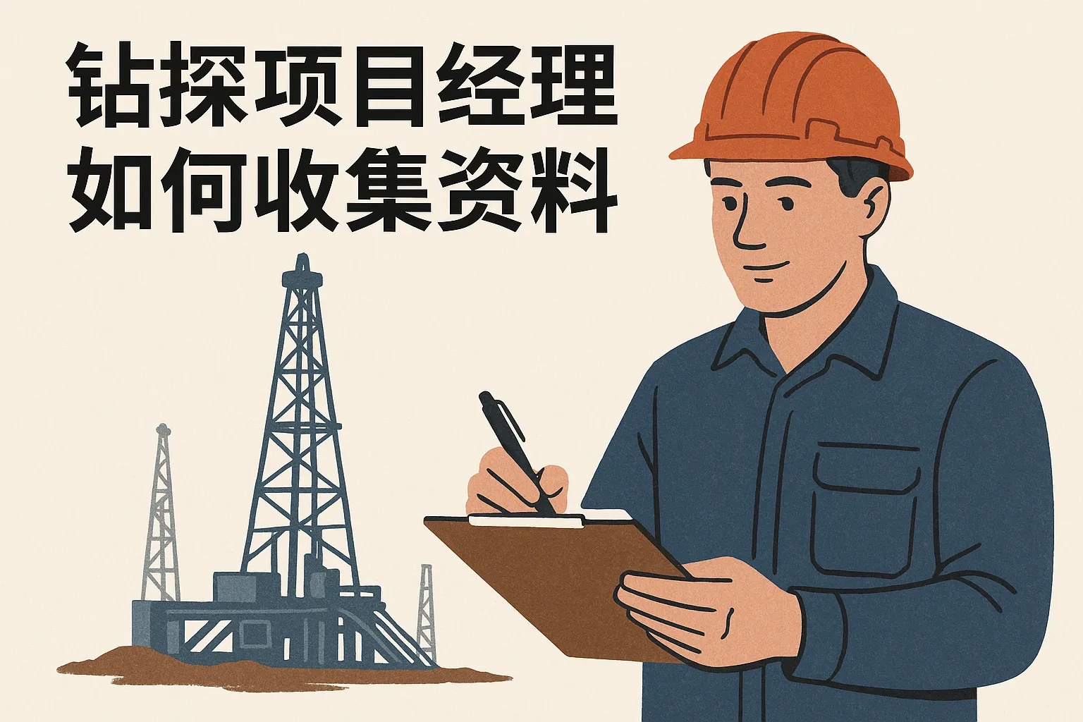 钻探项目经理如何收集资料