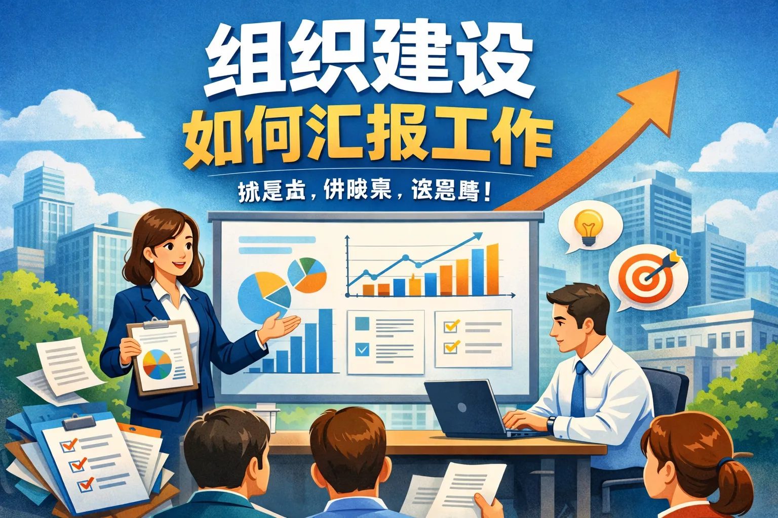 组织建设如何汇报工作