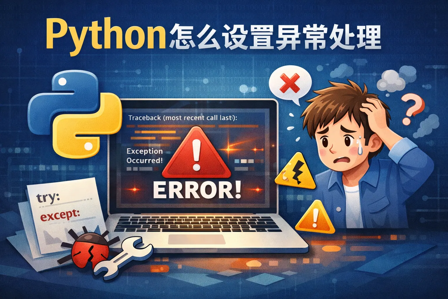 python怎么设置异常处理
