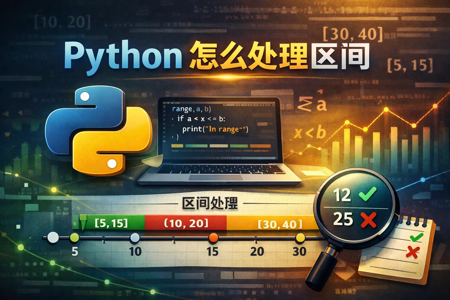 python 怎么处理区间
