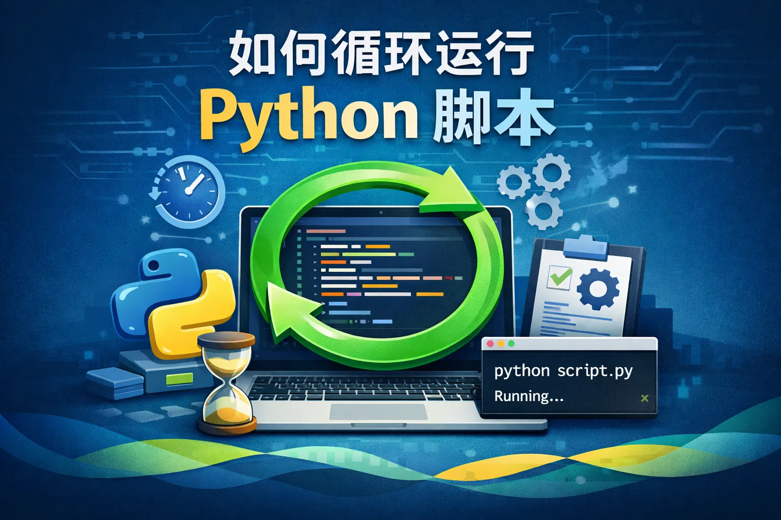 如何循环运行python脚本